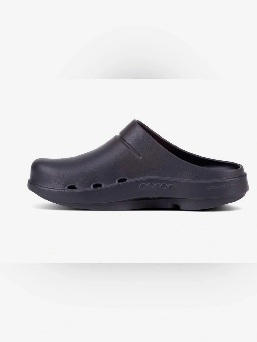 OOFOS black unisex slip on clog light weight flexible shoes New in box